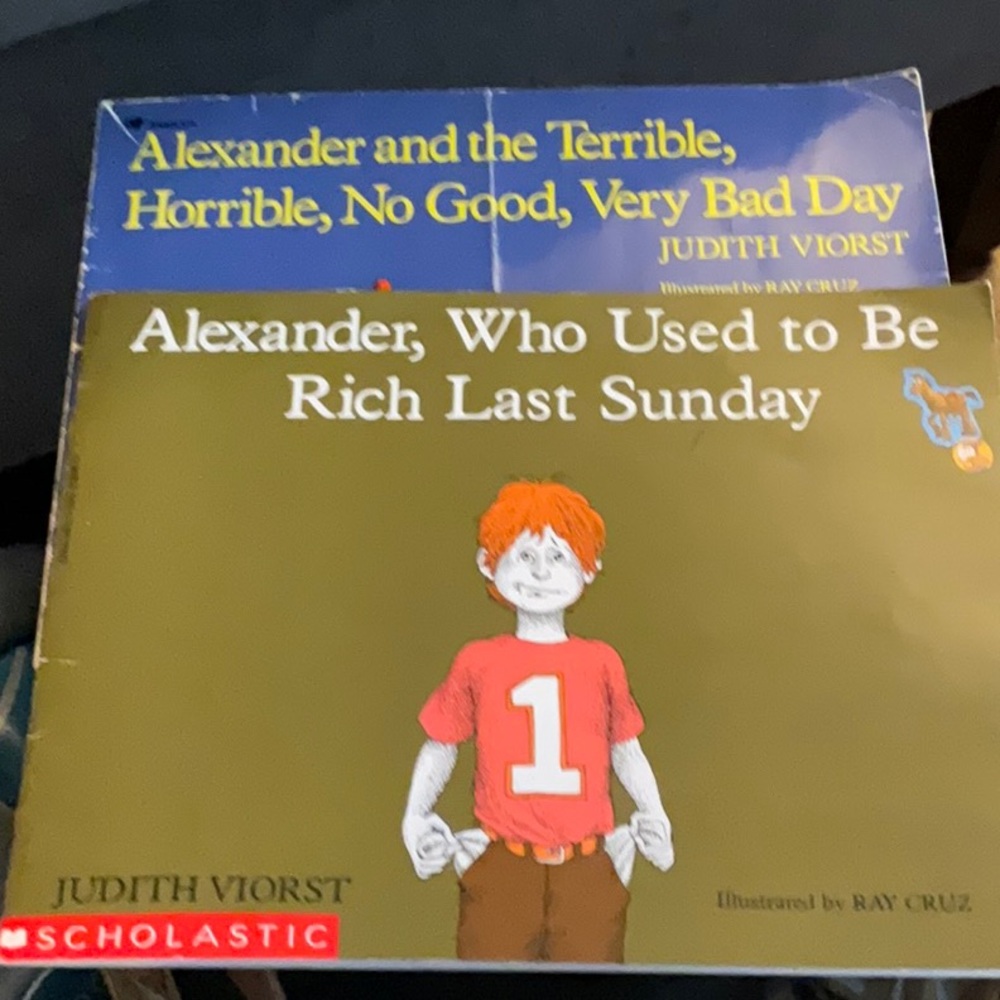 Scholastic Two 2 Alexander Book Set -